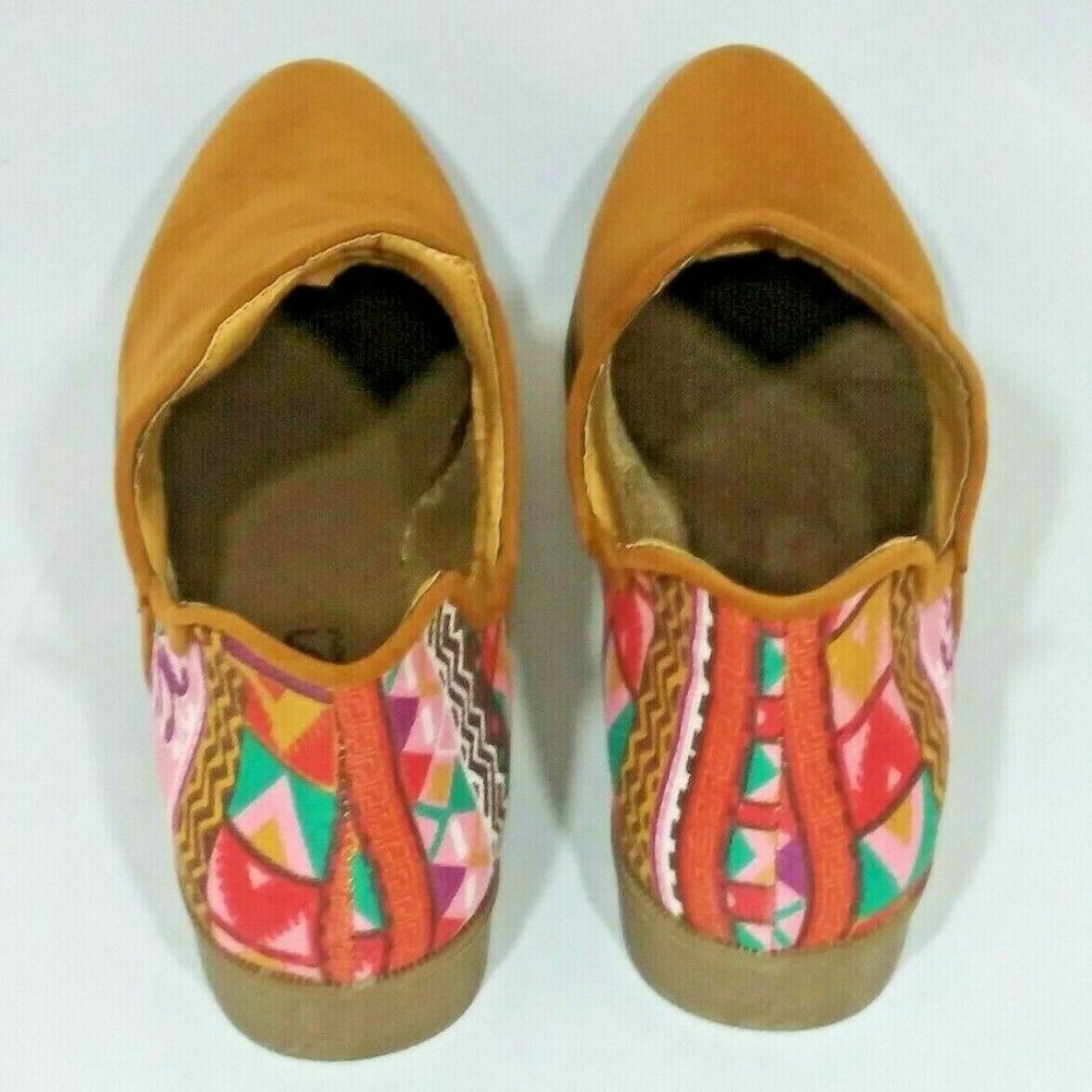 Shoes Of Soul Women's Printed Ankle Bootie Tan